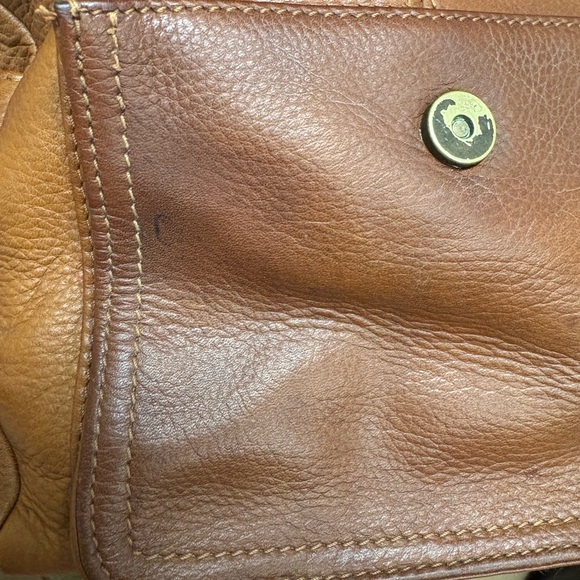 Vintage Fossil 1954 Brown Leather 75082 Shoulder Bag - Picture 9 of 10